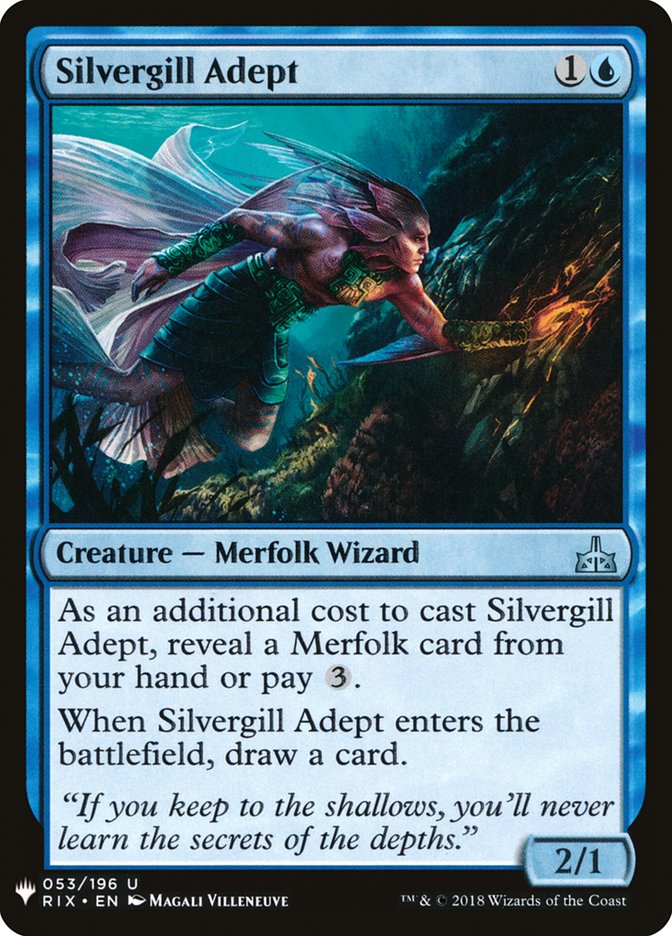 Silvergill Adept [Mystery Booster] | Boutique FDB TCG