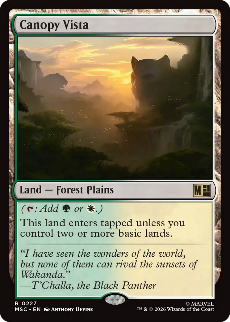 Canopy Vista [Marvel Super Heroes Commander] | Boutique FDB TCG