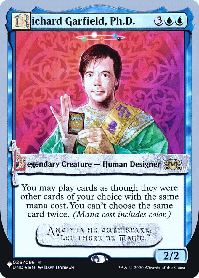 Richard Garfield, Ph.D. (Unfinity Foil Edition) [The List] | Boutique FDB TCG
