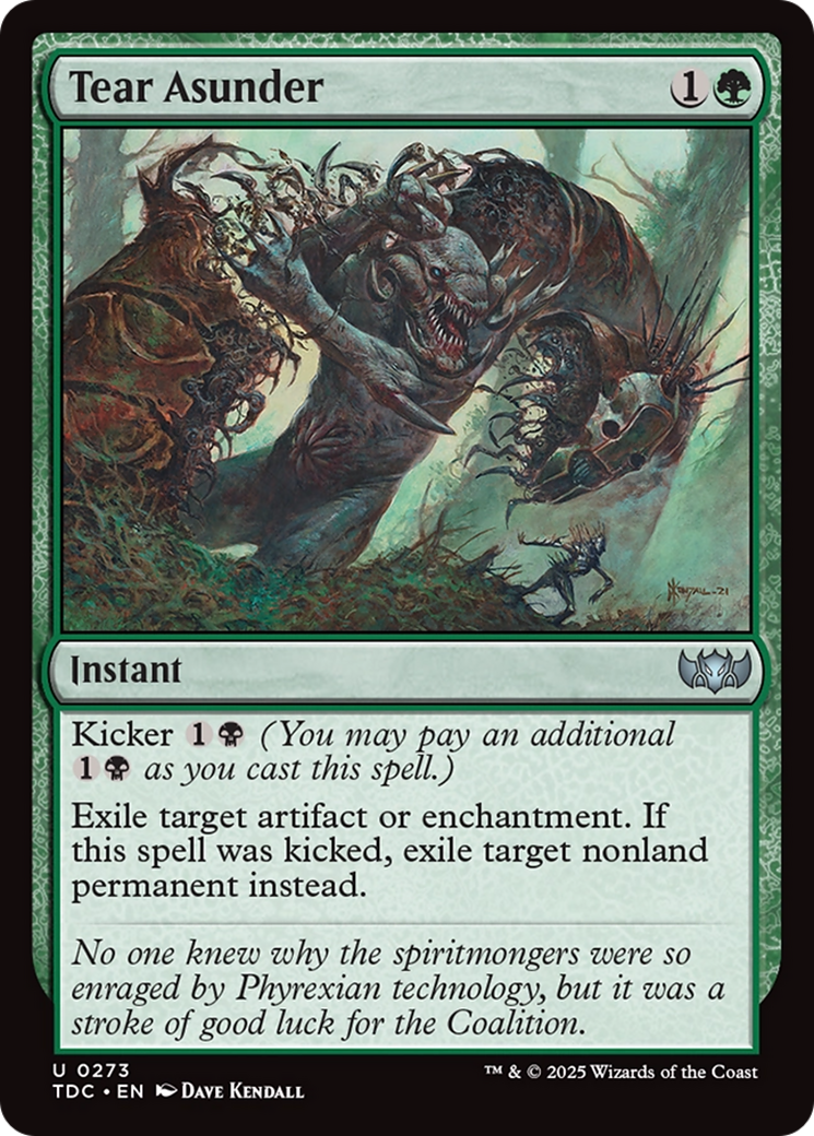 Tear Asunder [Tarkir: Dragonstorm Commander] | Boutique FDB TCG