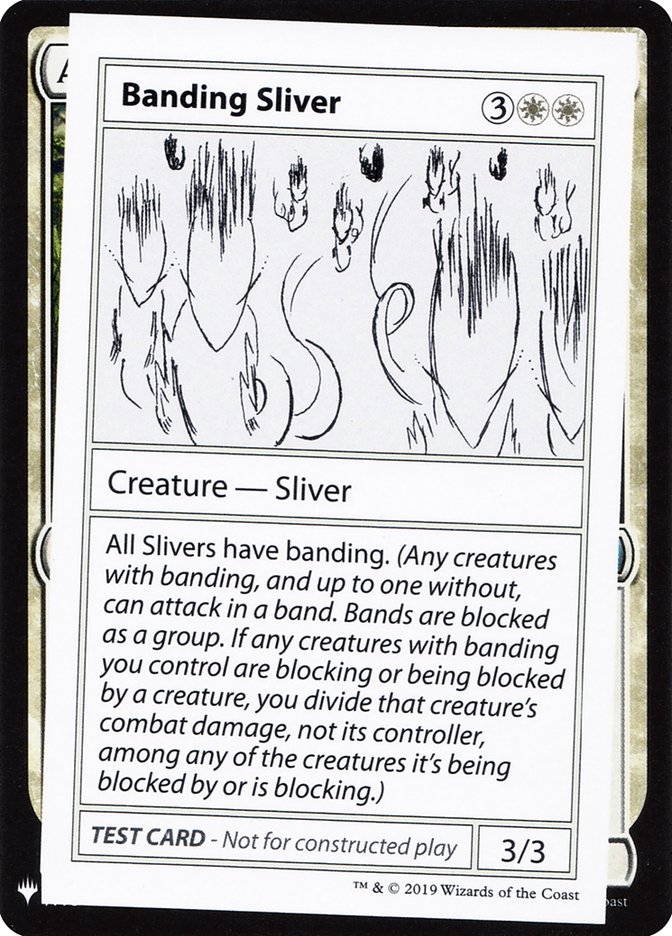 Banding Sliver [Mystery Booster Playtest Cards] | Boutique FDB TCG