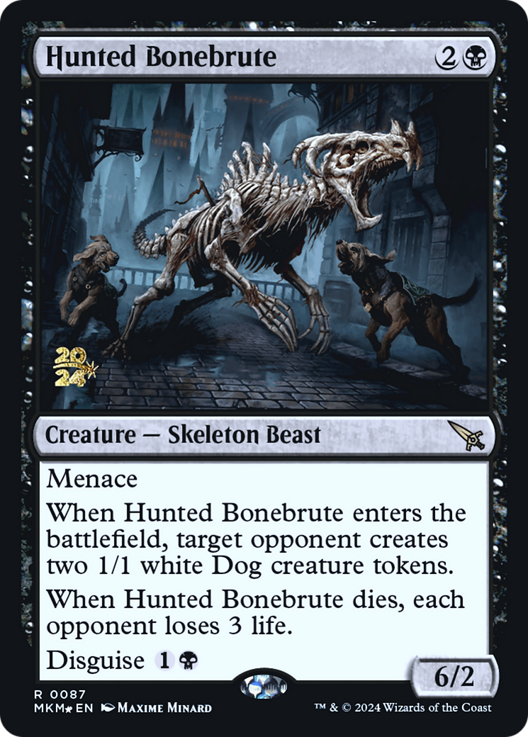 Hunted Bonebrute [Murders at Karlov Manor Prerelease Promos] | Boutique FDB TCG