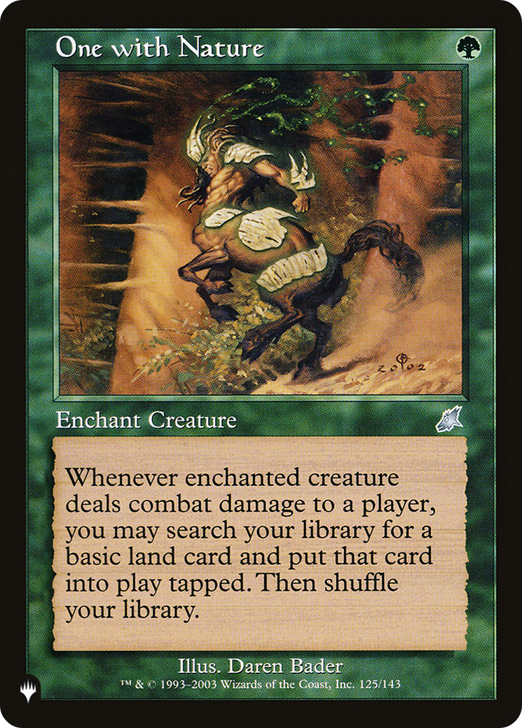 One with Nature [The List Reprints] | Boutique FDB TCG