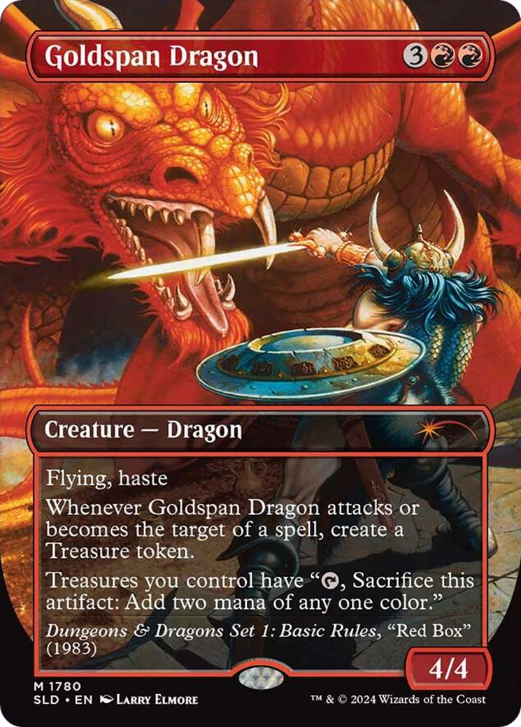 Goldspan Dragon (Rainbow Foil) [Secret Lair Drop Series] | Boutique FDB TCG