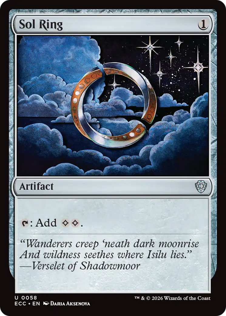 Sol Ring (0058) [Lorwyn Eclipsed Commander] | Boutique FDB TCG