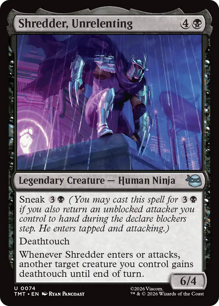 Shredder, Unrelenting [Teenage Mutant Ninja Turtles] | Boutique FDB TCG