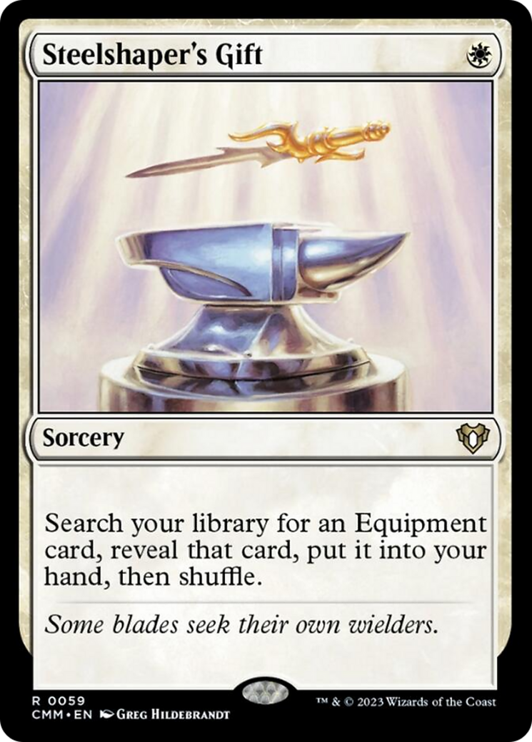 Steelshaper's Gift [Commander Masters] | Boutique FDB TCG