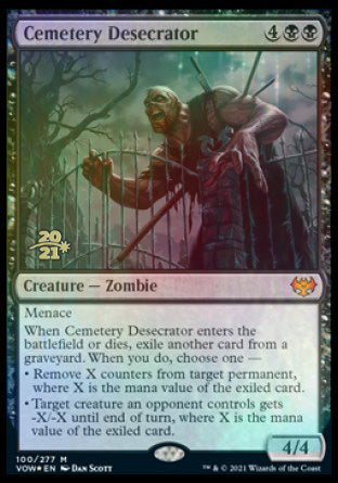 Cemetery Desecrator [Innistrad: Crimson Vow Prerelease Promos] | Boutique FDB TCG