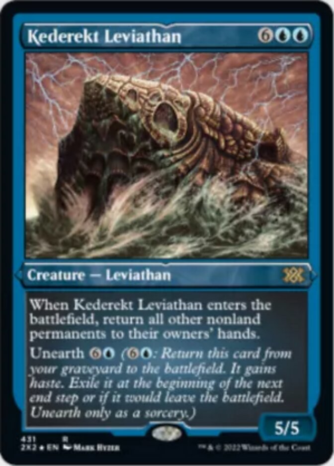 Kederekt Leviathan (Foil Etched) [Double Masters 2022] | Boutique FDB TCG