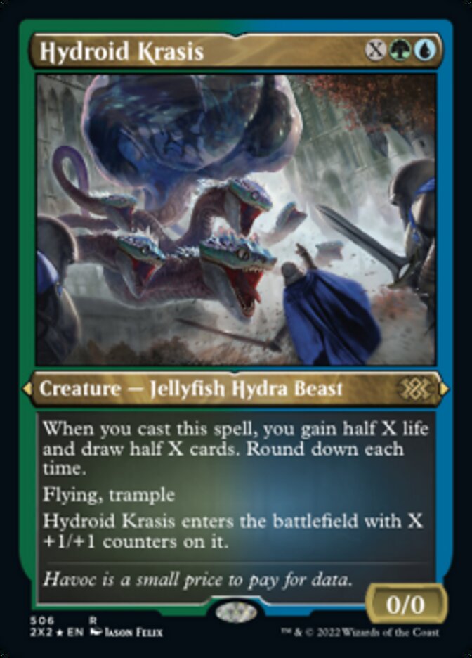 Hydroid Krasis (Foil Etched) [Double Masters 2022] | Boutique FDB TCG