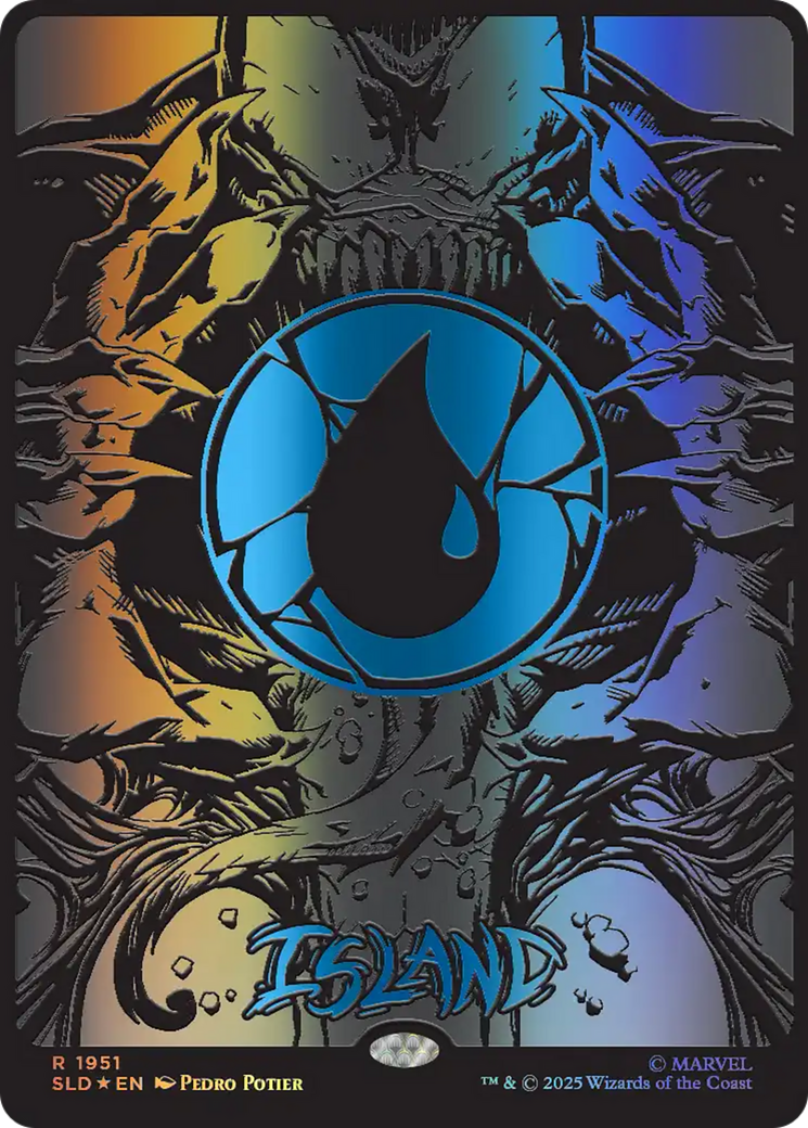 Island (1951) (Raised Foil) [Secret Lair Drop Series] | Boutique FDB TCG