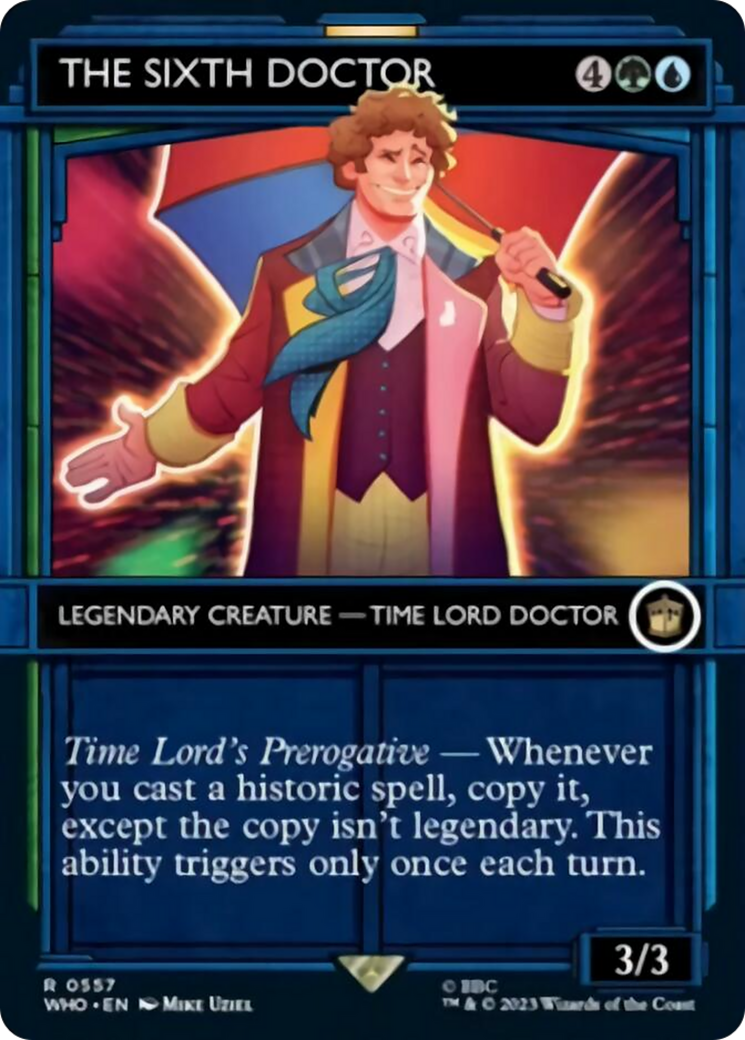 The Sixth Doctor (Showcase) [Doctor Who] | Boutique FDB TCG