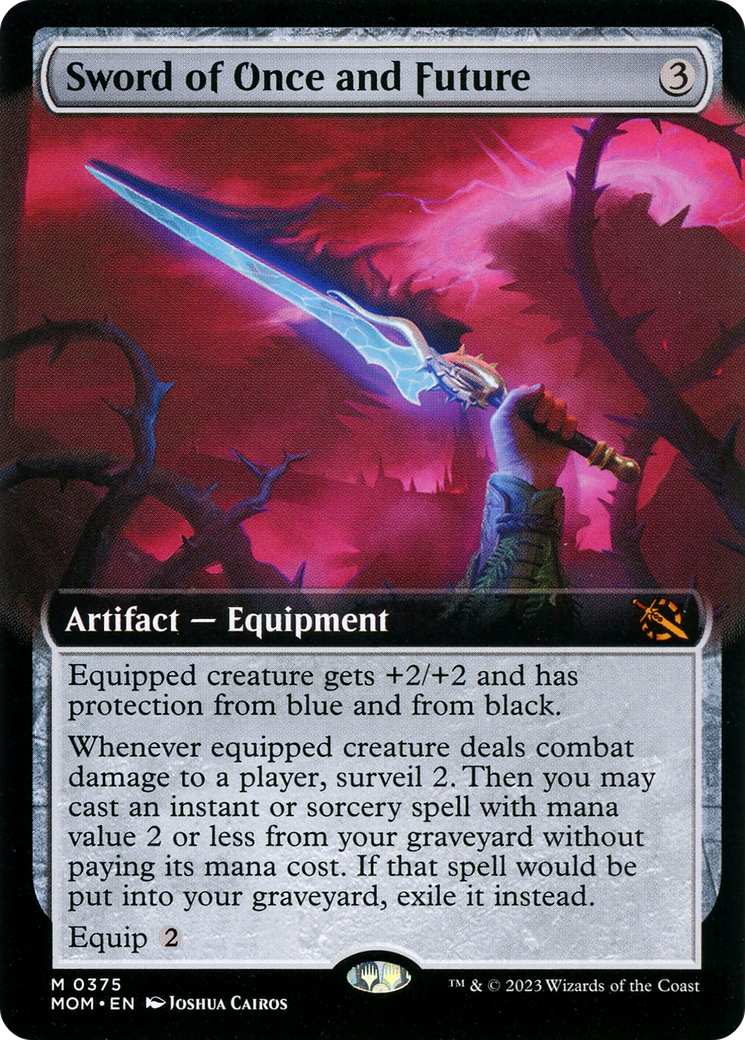 Sword of Once and Future (Extended Art) [March of the Machine] | Boutique FDB TCG