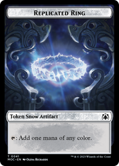 Food // Replicated Ring Double-Sided Token [March of the Machine Commander Tokens] | Boutique FDB TCG