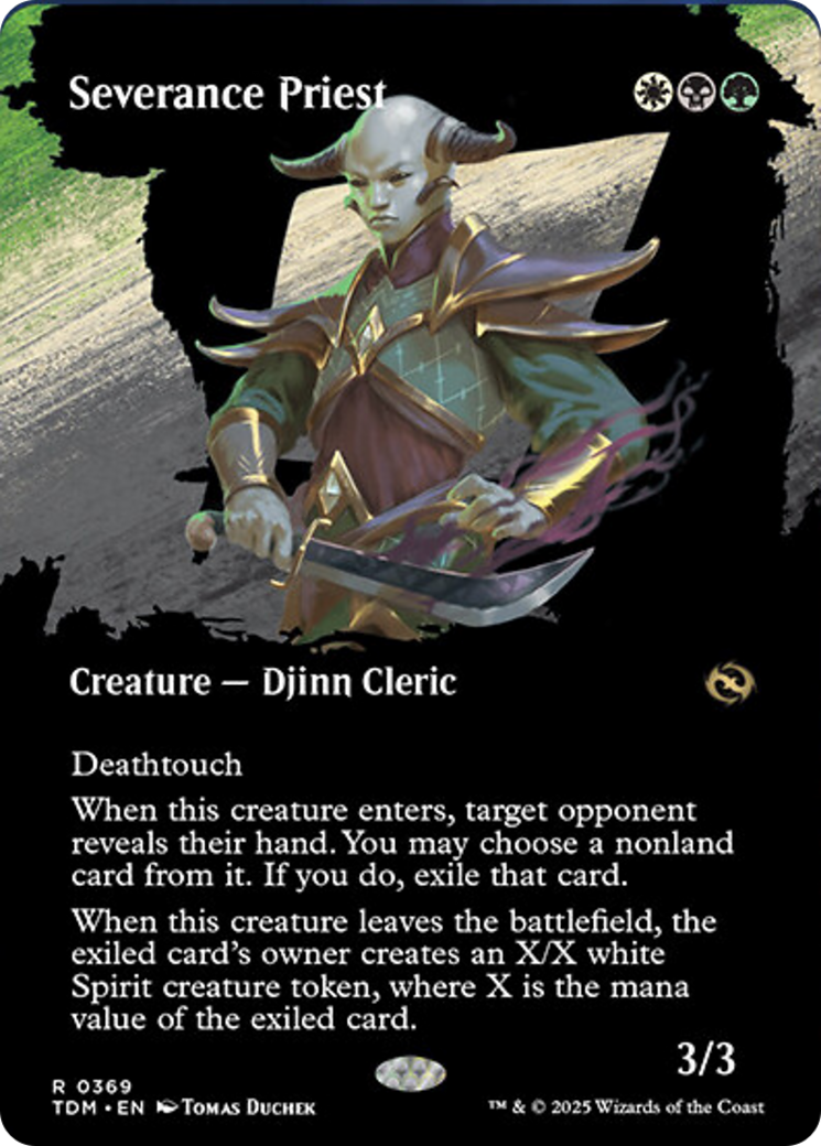Severance Priest (Borderless) [Tarkir: Dragonstorm] | Boutique FDB TCG