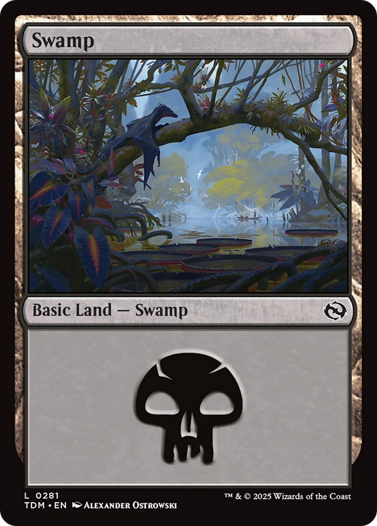 Swamp (0281) [Tarkir: Dragonstorm] | Boutique FDB TCG