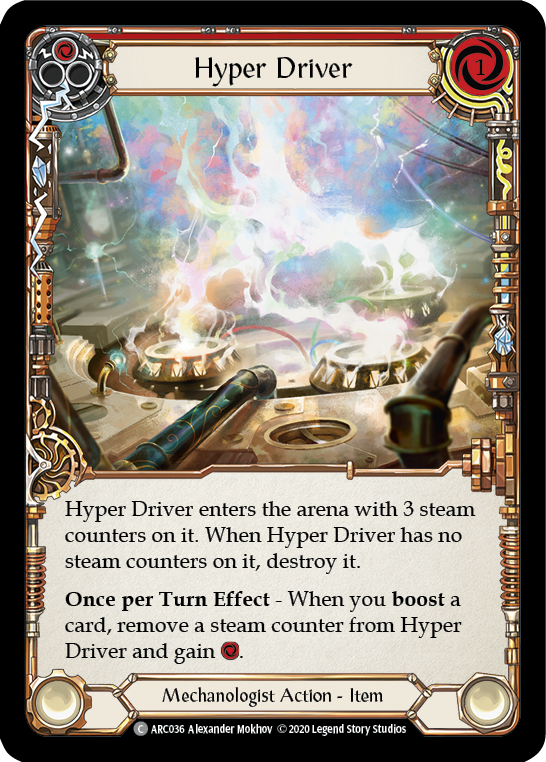 Hyper Driver [U-ARC036] (Arcane Rising Unlimited)  Unlimited Normal | Boutique FDB TCG