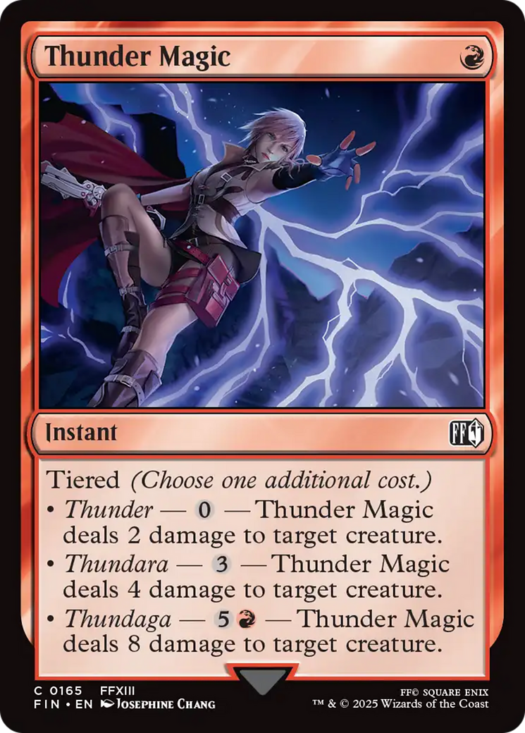 Thunder Magic [FINAL FANTASY] | Boutique FDB TCG