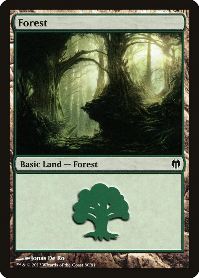 Forest (80) [Duel Decks: Heroes vs. Monsters] | Boutique FDB TCG