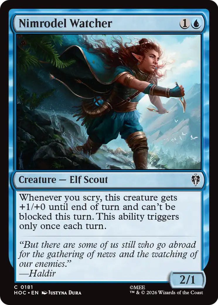 Nimrodel Watcher [The Hobbit: Eternal-Legal] | Boutique FDB TCG