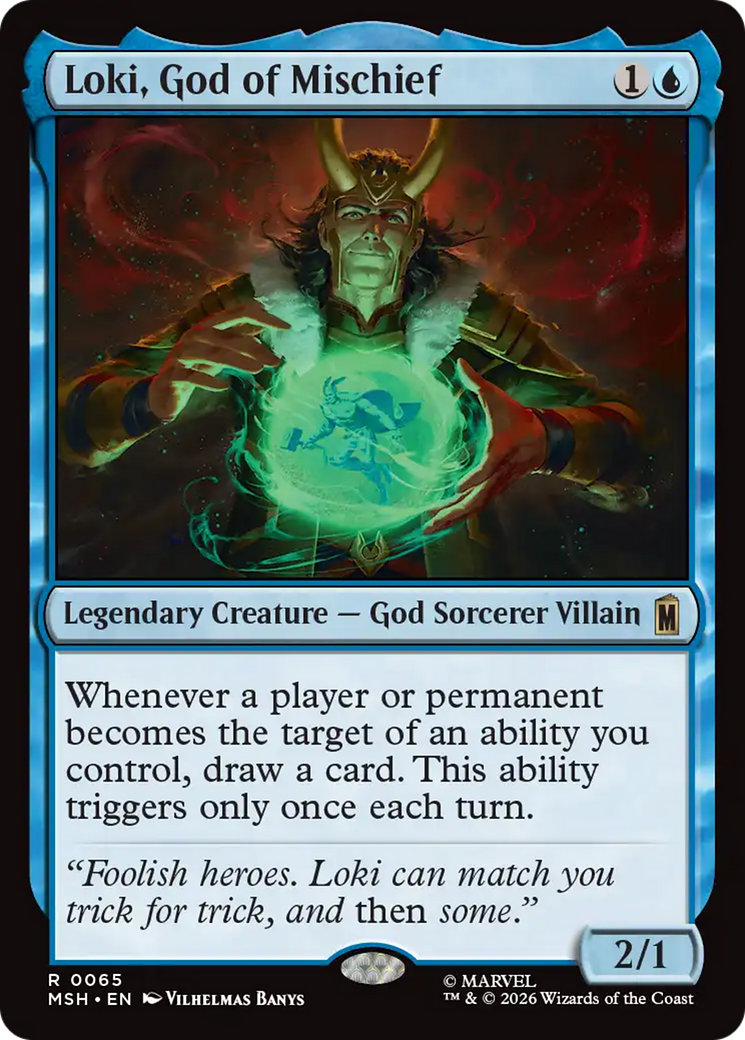 Loki, God of Mischief [Marvel Super Heroes] | Boutique FDB TCG