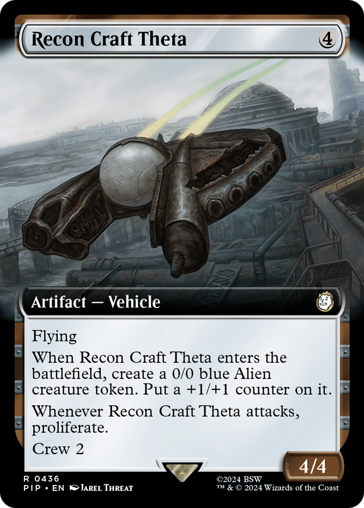 Recon Craft Theta (Extended Art) [Fallout] | Boutique FDB TCG