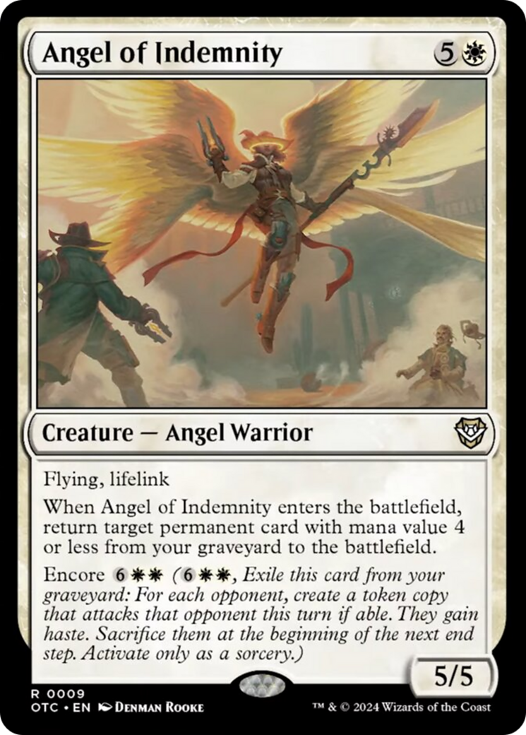 Angel of Indemnity [Outlaws of Thunder Junction Commander] | Boutique FDB TCG