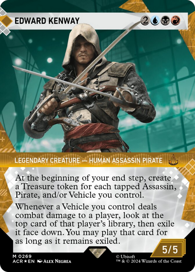 Edward Kenway (Showcase) (Textured Foil) [Assassin's Creed] | Boutique FDB TCG