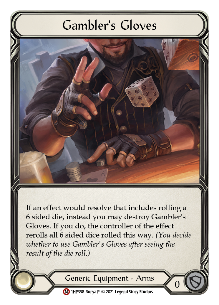 Gambler's Gloves [1HP358] (History Pack 1) | Boutique FDB TCG