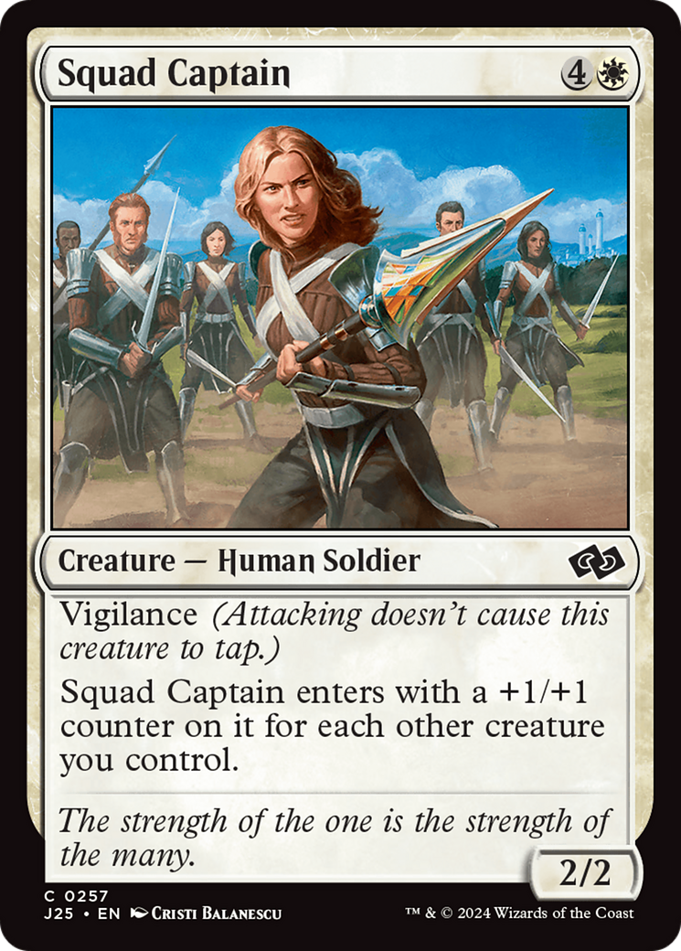 Squad Captain [Foundations Jumpstart] | Boutique FDB TCG