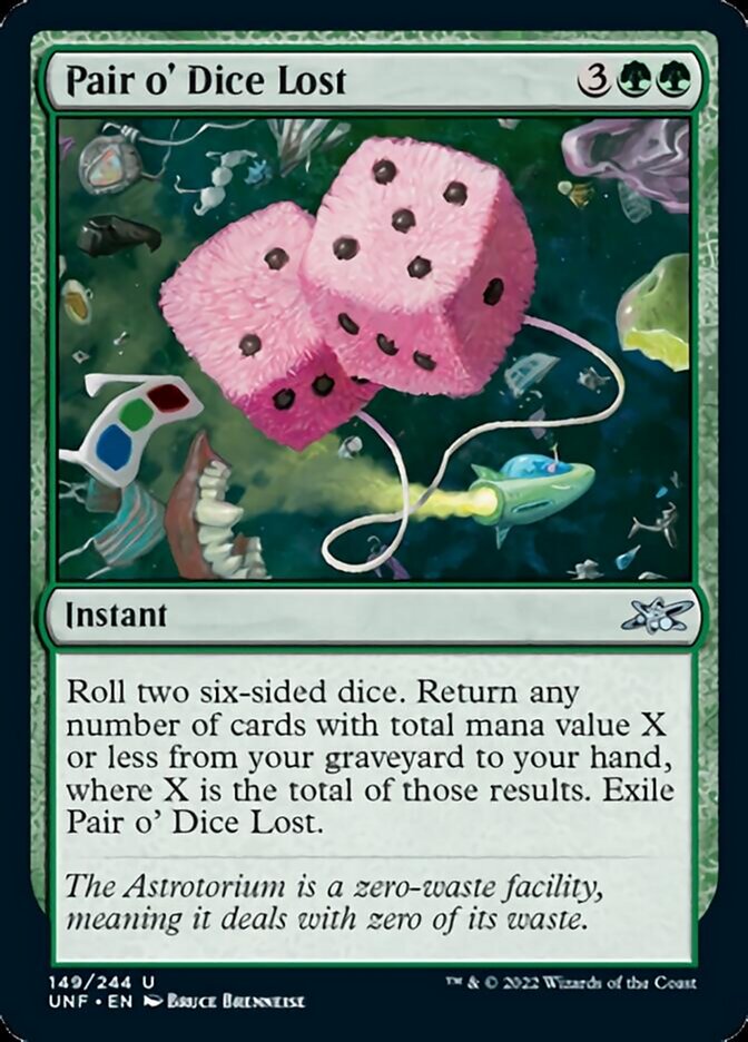 Pair o' Dice Lost [Unfinity] | Boutique FDB TCG