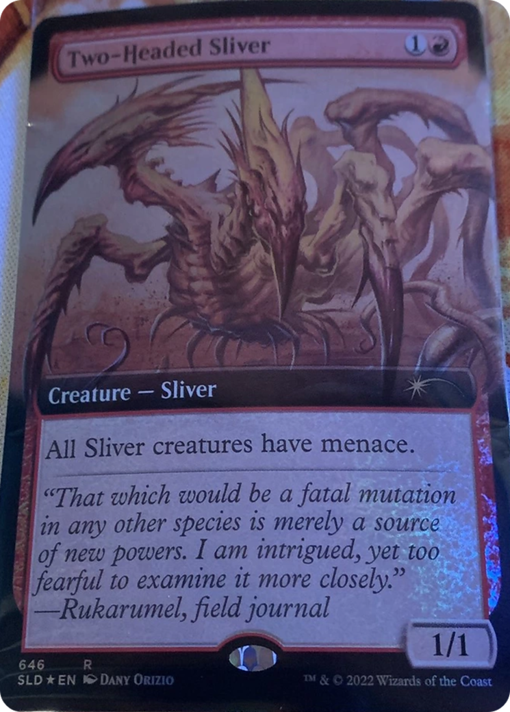 Two-Headed Sliver (Extended Art) [Secret Lair Drop Promos] | Boutique FDB TCG