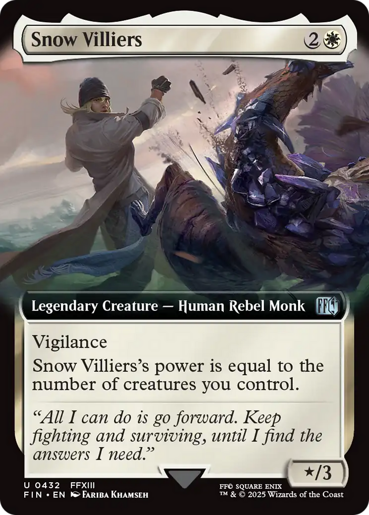 Snow Villiers (Extended Art) [FINAL FANTASY] | Boutique FDB TCG