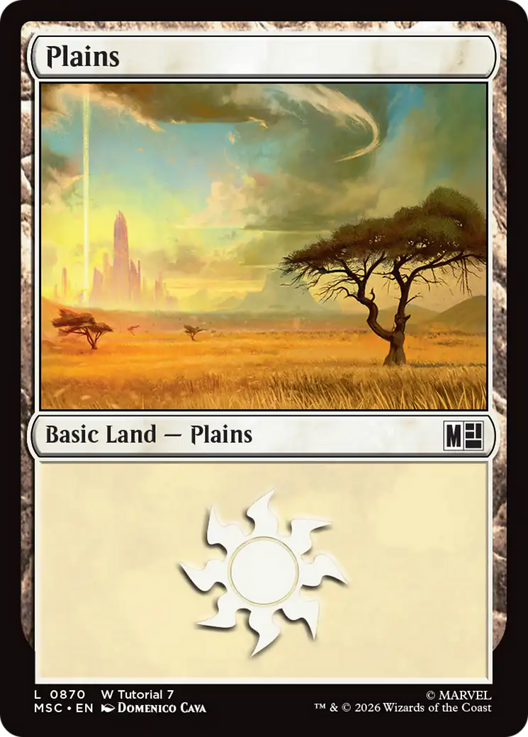 Plains (0870) [Marvel Super Heroes Commander] | Boutique FDB TCG