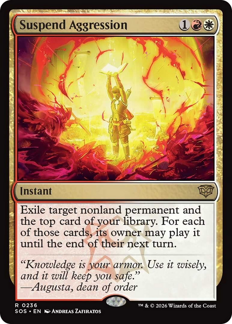 Suspend Aggression [Secrets of Strixhaven] | Boutique FDB TCG