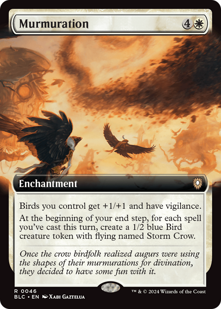 Murmuration (Extended Art) [Bloomburrow Commander] | Boutique FDB TCG