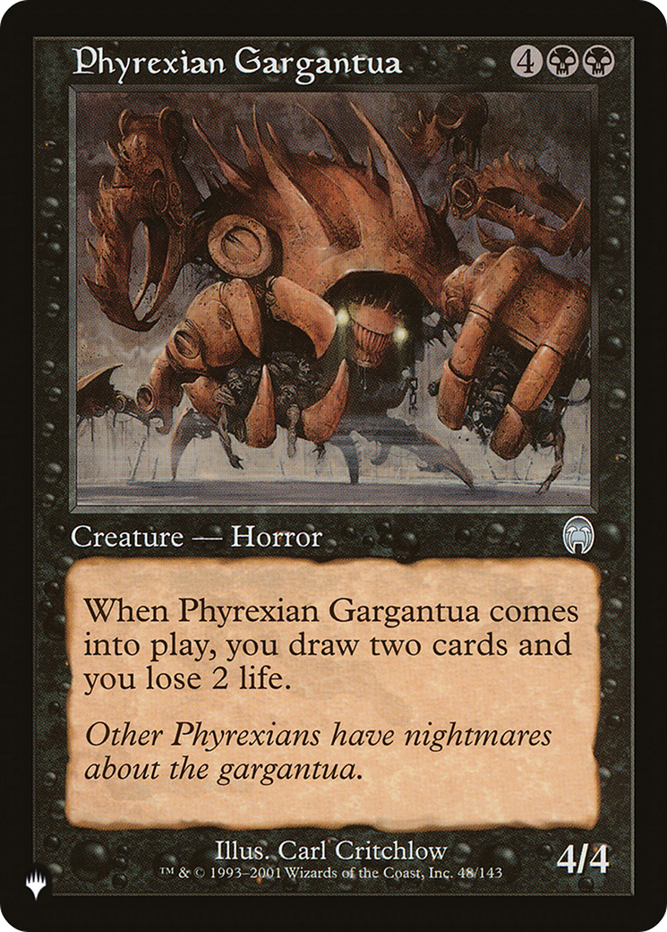 Phyrexian Gargantua [The List Reprints] | Boutique FDB TCG