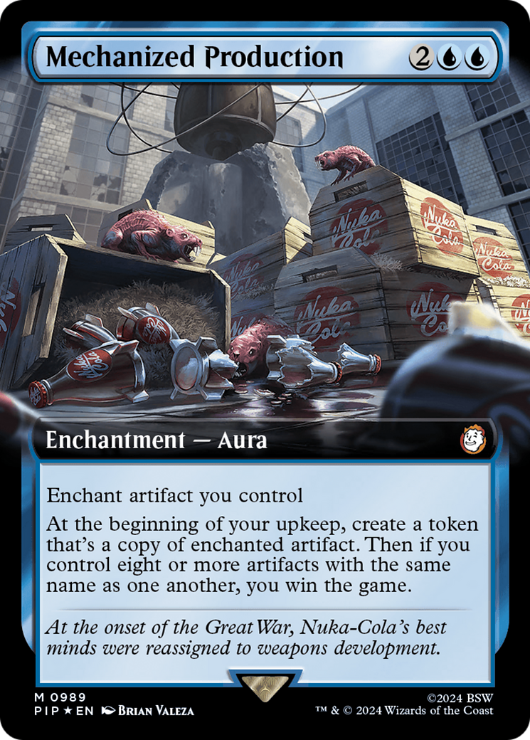 Mechanized Production (Extended Art) (Surge Foil) [Fallout] | Boutique FDB TCG