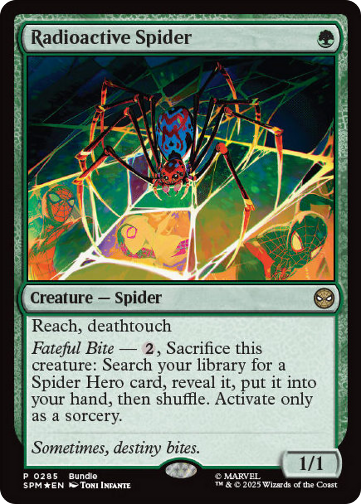 Radioactive Spider [Marvel's Spider-Man Promos] | Boutique FDB TCG