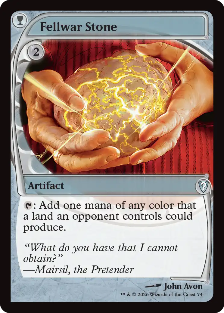 Fellwar Stone (Future Sight) [Mystery Booster: Commander Edition] | Boutique FDB TCG