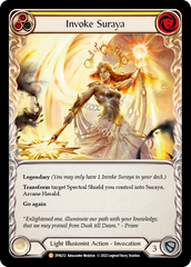 Invoke Suraya // Suraya, Archangel of Knowledge [DYN212] (Dynasty)  Rainbow Foil | Boutique FDB TCG