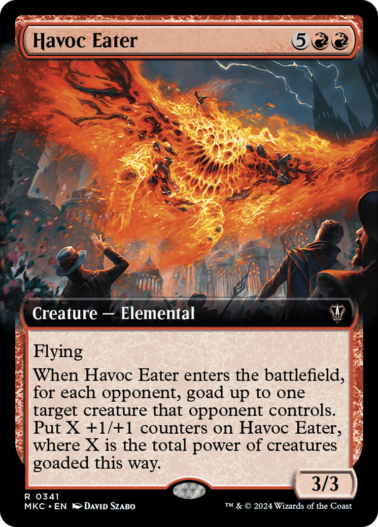 Havoc Eater (Extended Art) [Murders at Karlov Manor Commander] | Boutique FDB TCG