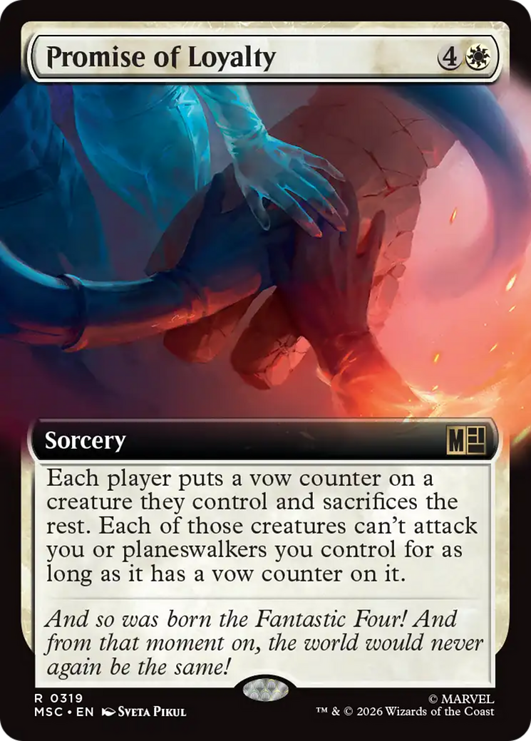 Promise of Loyalty (Extended Art) [Marvel Super Heroes Commander] | Boutique FDB TCG
