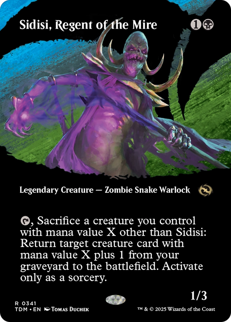 Sidisi, Regent of the Mire (Borderless) [Tarkir: Dragonstorm] | Boutique FDB TCG