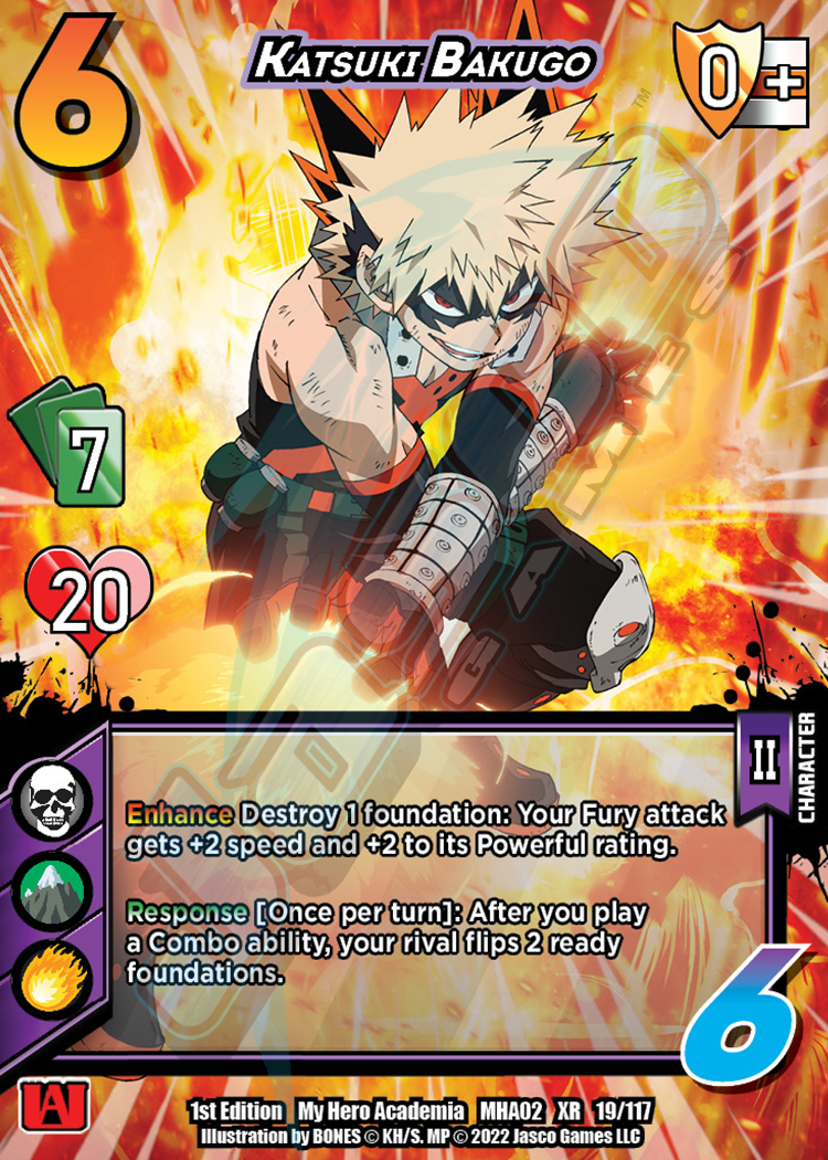 Katsuki Bakugo [Crimson Rampage XR] | Boutique FDB TCG