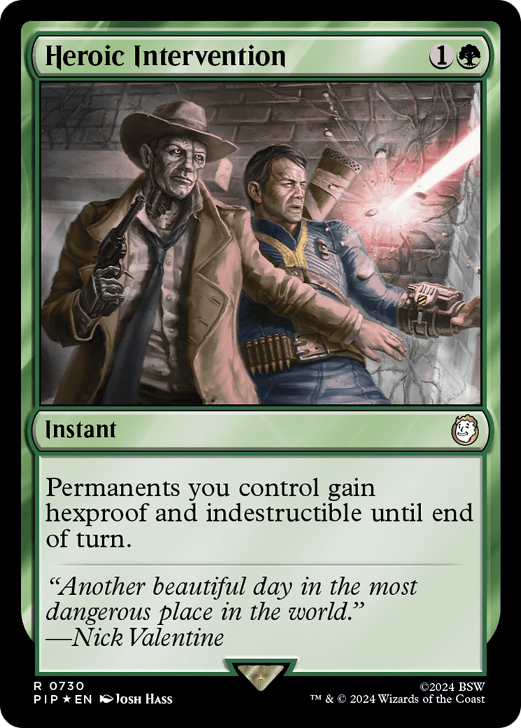 Heroic Intervention (Surge Foil) [Fallout] | Boutique FDB TCG