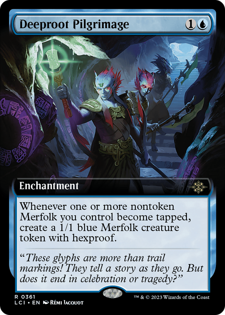 Deeproot Pilgrimage (Extended Art) [The Lost Caverns of Ixalan] | Boutique FDB TCG