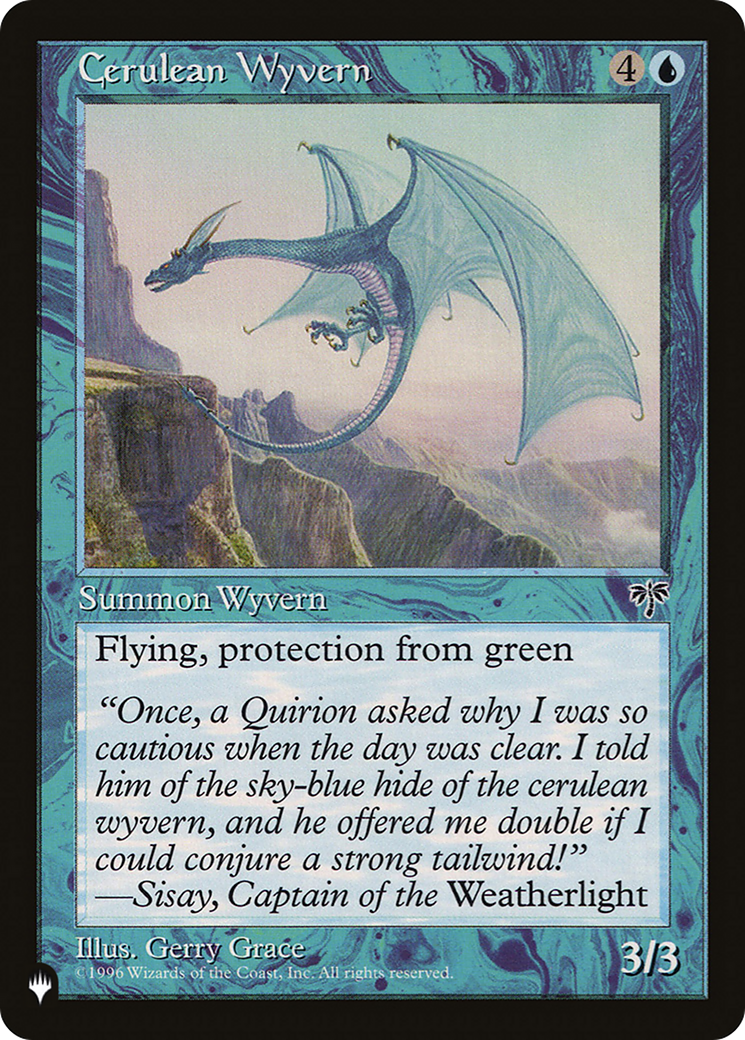 Cerulean Wyvern [The List Reprints] | Boutique FDB TCG