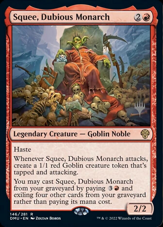 Squee, Dubious Monarch (Promo Pack) [Dominaria United Promos] | Boutique FDB TCG