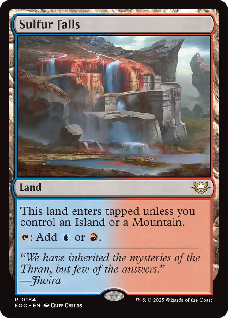 Sulfur Falls [Edge of Eternities Commander] | Boutique FDB TCG